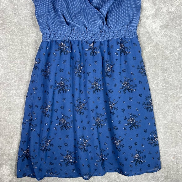 Anthropologie Dress Womens Small Pins&Needles Polka Dot Floral Retro Pinup Girly - Picture 5 of 8